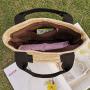 Bolsos New Fashion Ladies Bucket Bag Korean  Straw Woven Magnetic Button Bag Small Fresh Pure Color Handbag