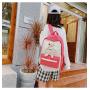 ZR325 2023 New Fashion Korean Canvas Original Sufeng Student Cartoon Cute Little Bear Backpack Schoolbag