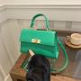Fashionable Cute Mini PU Leather Women Shoulder Bag Novelty Button Cross Body Purses Crocodile Design Clutch Bag