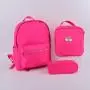 Factory 7 Colors Pencil Holder Pen Box Zipper Pouch Kids School Stationery Bag Nylon Pencil Case Boys Girls Cute Pencil Pouch