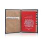 Wholesale leather passport travel wallet slim passport cover rfid blocking leather passport holder