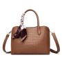 New crocodile skin pattern women messenger bags shoulder bag handbag purse leather tote bags women handbags ladies