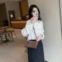 Simple Retro Shoulder Bag for Women 2024 new Wholesale Women's Crossbody Bag Printed Niche Cylinder Messenger Bag Female