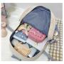 ZR487 Girls Cute Lovely New Fashion Backpack Canvas Custom Logo Schoolbag Travel Student Zipper Minimalist Schoolbag Laptop Bag