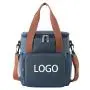 customized fashion pink portable soft camping cooler tote bag with pocket work thermal insulated lunch bags with logo
