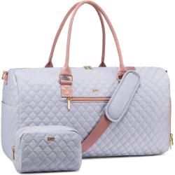 Custom logo LOVEVOOK 2022 extra large duffel bags fashion Women's Weekender Bag Canvas Overnight Carry on Luggage travel bags