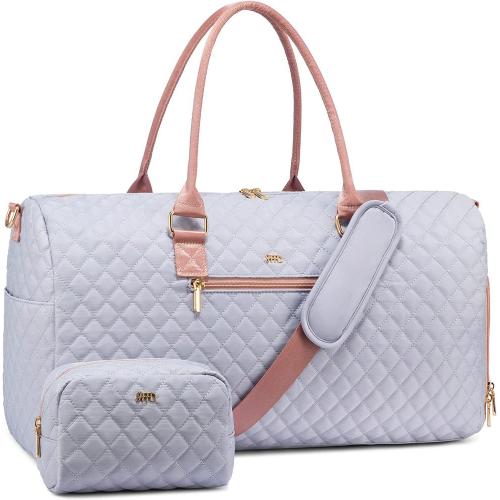 Custom logo LOVEVOOK 2022 extra large duffel bags fashion Women's Weekender Bag Canvas Overnight Carry on Luggage travel bags
