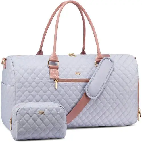 Custom logo LOVEVOOK 2022 extra large duffel bags fashion Women's Weekender Bag Canvas Overnight Carry on Luggage travel bags