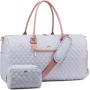 Custom logo LOVEVOOK 2022 extra large duffel bags fashion Women's Weekender Bag Canvas Overnight Carry on Luggage travel bags