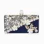 New arrival elegant clutch bag purse woman handbag wedding bride clutches velvet handmade flower evening bags for lady