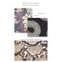 European American Retro Creative Print Men's Short Leather Wallet Waterproof Student Soft Wallet Large Multi-Card Capacity