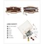LOVEVOOK designer large shoulder tote bags for women purses and handbags ladies pu leather school office laptop briefcases