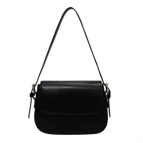 Pure Color 2022 New Style Autumn Winter Fashion Messenger Bag Street Fashion Magnetic Button Bag Texture Retro High Quality Bags