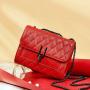 Handmade Black Chain Bag Genuine Leather For Ladies Hand Bags