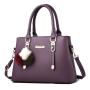 Bags for Women Fashion Large Capacity Women's Handbag Wool Ball Shoulder Messenger Bag for Foreign Trade