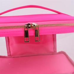 ODM OEM Multi Function Large Storage Beauty Teenagers Transparent Clear Toiletry Pouch Pvc Cosmetics Makeup Bag Pvc Cometic Bag