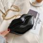 Korean Version of Instagram Lip Bag New Trend Girl Bright Face Chain Single Shoulder Cross Body Small Bolsos-para-mujeres Bag