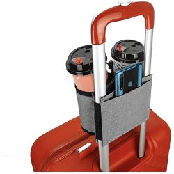 KBW731 Travel Gifts Carry On Luggage Accessories Coffee Cup Holder for Suitcase Traveler Airport Plane Must Haves Essentials