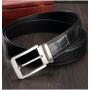 2022 custom popular leather men belt alloy pin buckle belt genuine leather belt for men