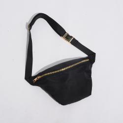 Low MOQ Stock Custom Logo Printed Sport Crossbody Sling Metallic Multi-functional Cangurera Polyester Bright Fanny Packs