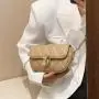 2024 new small fragrant style shoulder bag simple texture women's luxury design women's bag