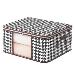 SN039 Foldable Clothes Organizer Storage Containers for Organizing Bedroom Closet Clothing Comforter Organization