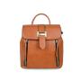 Classic PU Leather Small Black Lady Backpack for Women Lightweight Backpack with Adjustable Shoulder Strap