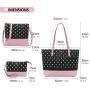 Lovevook wholesale luxury Tote Bags Shoulder Purse Work Bags casual 3 in 1 PU Leather crossbody bags women handbags