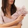 New Design Luxury Satin Pink Bow Party Ladies Dinner Bags Clutch Purse Handmade Elegant Custom Womens Clutch Bag Evening Bags