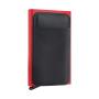 RFID Blocking Minimalist Business Credit Card Wallet with Elastic Pocket Slim Pop up Card Holder Wallet for Men