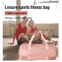 Portable Waterproof Nylon Sports Gym Handbag Short Travel Duffel Bag with Wet Pocket & Shoes Compartment