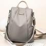 Women's Multifunctional Large Capacity Nylon Backpack Waterproof Anti-Theft Dual-Purpose Bag Fashionable Simple Design