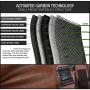 Factory Custom Logo Pu Leather Stash Carbon Lining Locking Smellproof Purse Herb Smell Proof Fanny Pack Bag With Lock