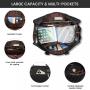 LOVEVOOK Custom 3pcs/set Waterproof Travel Duffle Bag with Toiletry Pouch High Quality Overnight Bag Weekender Travel bag unisex