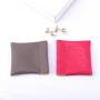 Custom Emboss Logo Closing Magnet Leather Watch Earring Jewelry Bag Mini Pu Leather Jewelry Packaging Pouch