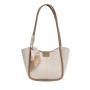 ZR160 New High-capacity Fashionable Women's Summer Versatile Korean Version of Ins One-shoulder Fashionable Simple Tote Bag