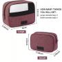 Gelory Portable Toiletry Bag Custom Color Personal Label Logo Makeup Cosmetic Bags Make Up Zipper Pouch