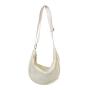 Korean new student fashion trend one shoulder bag simple nylon dumpling bag casual solid color messenger bag for women