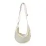 Korean new student fashion trend one shoulder bag simple nylon dumpling bag casual solid color messenger bag for women