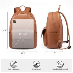 LOVEVOOK fashion backpacks bag for women waterproof PU leather backpacks custom school travel business women's laptop backpacks