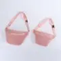 Keymay RTS Stock Gold Hardware Adjustable Strap Multi-color Small Large Teddy Waist Bag Fleece Fanny Pack Women Bag Crossbody