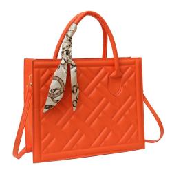 HR544 Women's Bag New Fashion Comfortable Handheld Scarf Ladies Handbag Single Shoulder Crossbody Underarm Large Square Bag
