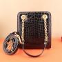 2024 Famous Designer Brands Luxury Genuine Alligator Crocodile Leather Crossbody Shoulder Bags Women Leather Purses And Handbags