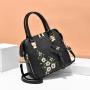 CCF412-1 Women Crossbody Shoulder Bags Embroidered Flowers Designer Pu Leather Ladies Tote Bag Chinese Style Handbag For Women