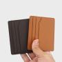 Custom card holder leather id card holder wallet rfid blocking pu leather credit card holder