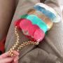 Custom 2024  New Fairy Shell Bag Sequin Hand Weaving Beaded Handbag Crossbody Phone Ladies Party Elegant