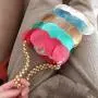 Custom 2024  New Fairy Shell Bag Sequin Hand Weaving Beaded Handbag Crossbody Phone Ladies Party Elegant