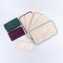 Gift Bag Pouches Custom Own Logo Flap Folded Jewelry Organizer Pouch Suede Microfiber Jewelry Packaging Bags