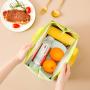 Gelory Waterproof thickened insulation bag portable Oxford cloth PU picnic bag lunch box bag