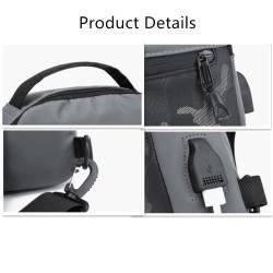 Custom Logo Men's Chest Bag Popular Lightweight Outdoor Travel Shoulder Messenger Bag With USB charging port